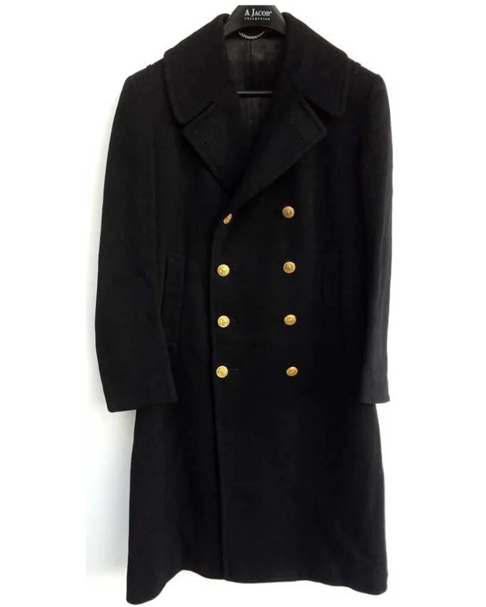 1939 Navy Officer Bridge Coat | Trendy Leather Jackets