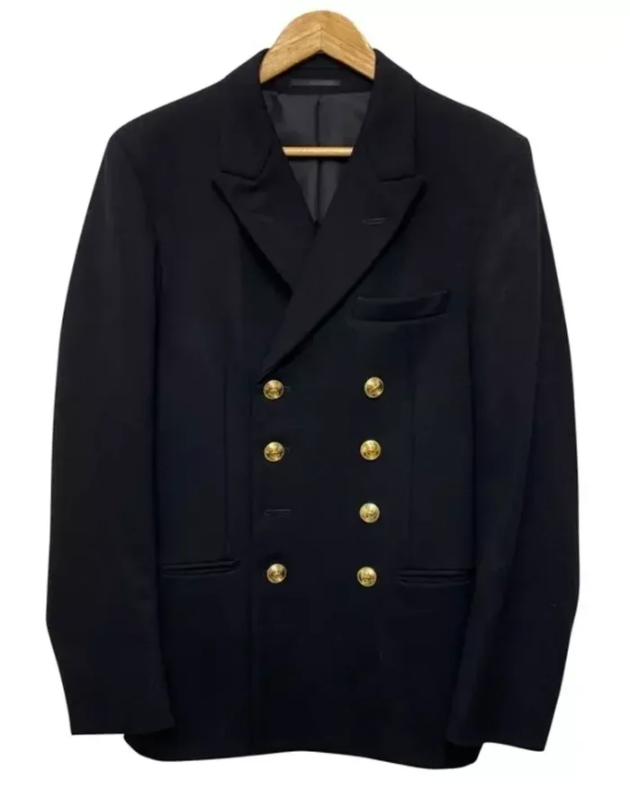 1939 Navy Officer Reefer Jacket | Trendy Leather Jackets