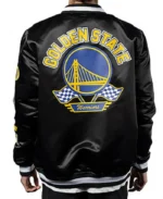 2024 Golden State Warriors Rally Drive Satin Jacket | Trendy Leather Jackets