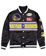 2024 Golden State Warriors Rally Drive Satin Jacket | Trendy Leather Jackets