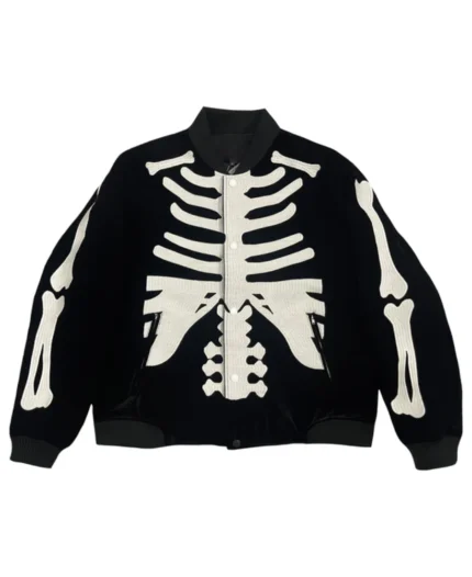 50th Anniversary Vanson Skeleton Bomber Jacket | Trendy Leather Jackets