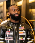 7uice x Vanson Gold Leather Jacket | Trendy Leather Jackets