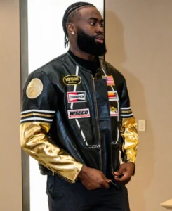 7uice x Vanson Gold Leather Jacket | Trendy Leather Jackets