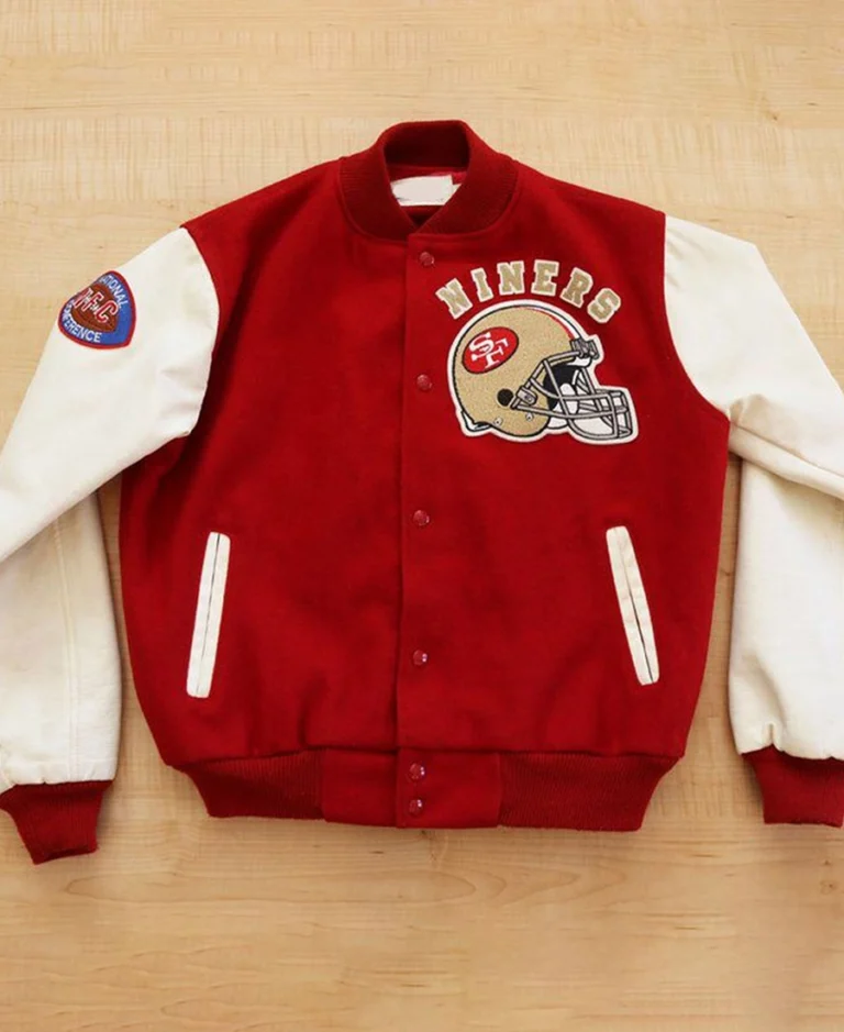 80’s San Francisco 49ers Letterman Jacket | Trendy Leather Jackets