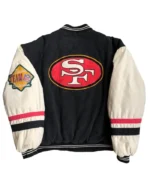 90s San Francisco 49ers Mirage NFL Bomber Jacket | Trendy Leather Jackets