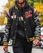 90th Anniversary Washington Commanders DC Varsity Jacket | Trendy Leather Jackets