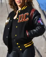 90th Anniversary Washington Commanders DC Varsity Jacket | Trendy Leather Jackets