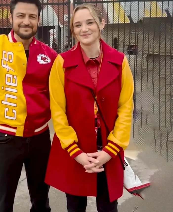 A Chiefs Love Story Hunter King Red Long Jacket Coat | Trendy Leather Jackets