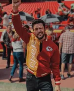 A Chiefs Love Story Tyler Hynes KC Chiefs Red Jacket | Trendy Leather Jackets