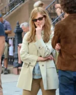 A Complete Unknown Elle Fanning 3/4 Trench Coat | TLJ