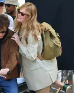 A Complete Unknown Elle Fanning 3/4 Trench Coat | TLJ