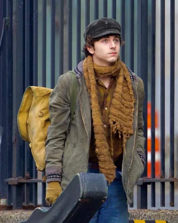 A Complete Unknown Timothée Chalamet Green Jacket | TLJ
