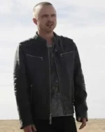 Aaron Paul Breaking Bad Black Leather Jacket | Trendy Leather Jackets
