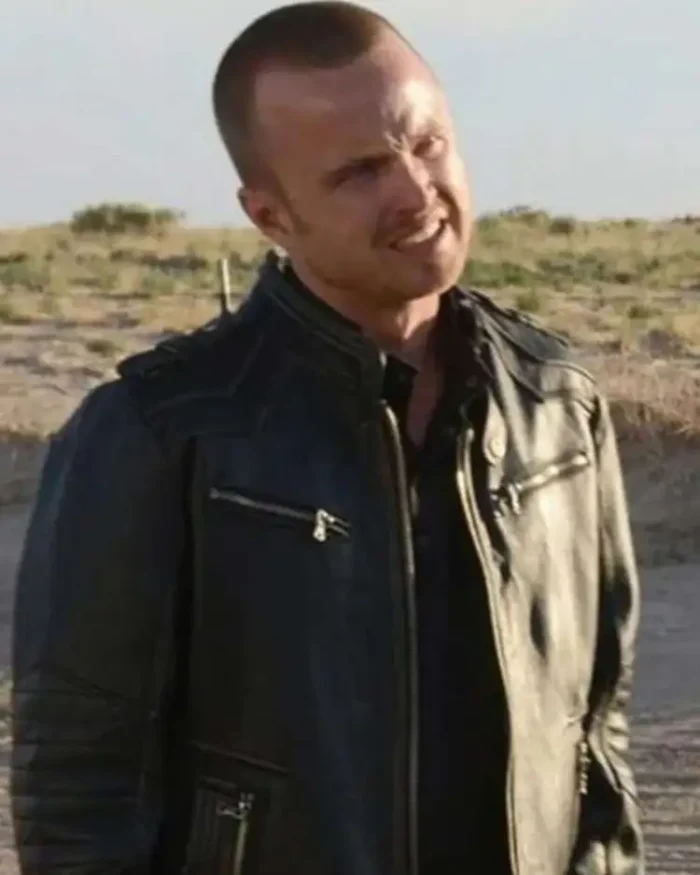 Aaron Paul Breaking Bad Black Leather Jacket | Trendy Leather Jackets