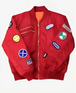 Akira Red Bomber Jacket | Trendy Leather Jackets