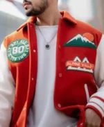 All Day Ski 80 Alpine Valley Varsity Jacket | Trendy Leather Jackets