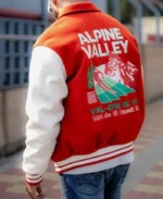 All Day Ski 80 Alpine Valley Varsity Jacket | Trendy Leather Jackets