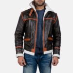 Alpine Brown Fur Leather Jacket - TLJ