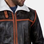 Alpine Brown Fur Leather Jacket - TLJ