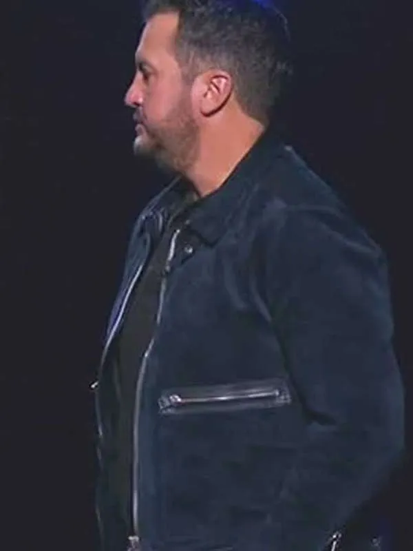American Idol S22 Luke Bryan Suede Jacket | Trendy Leather Jackets