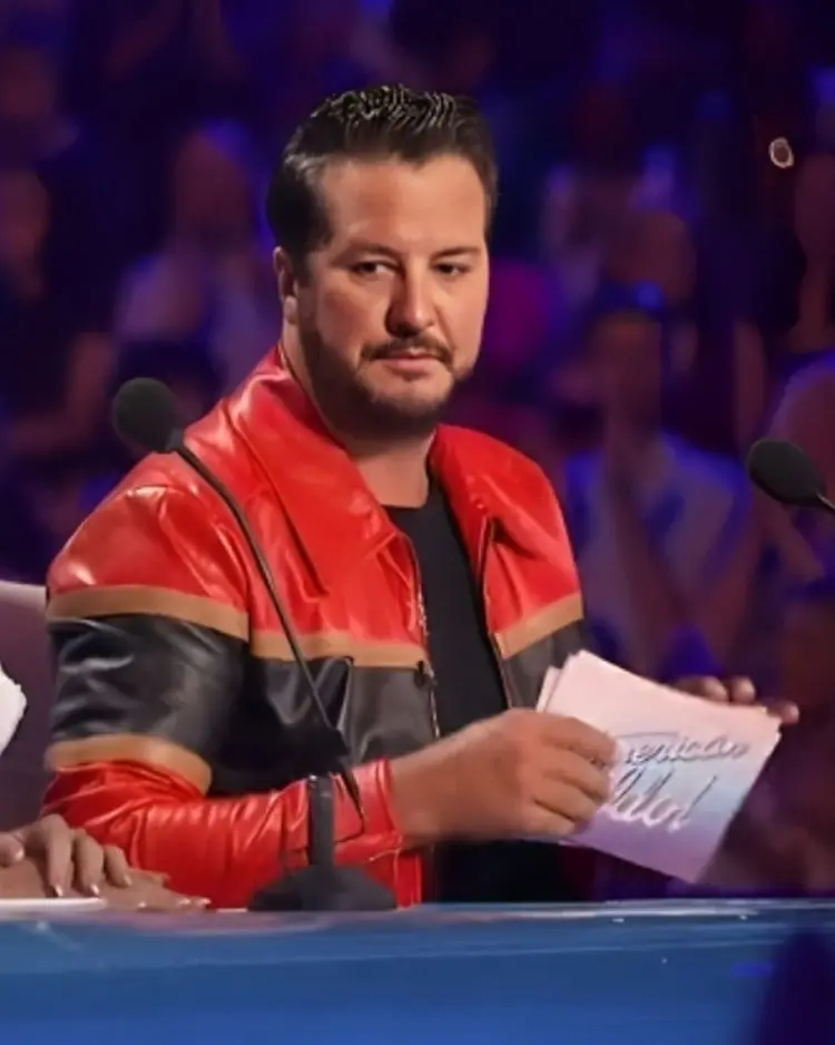 American Idol Season 22 Luke Bryan Striped Leather Jacket | Trendy Leather Jackets