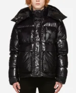 Amiri Shiny Hooded Puffer Jacket | Trendy Leather Jackets