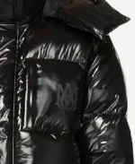 Amiri Shiny Hooded Puffer Jacket | Trendy Leather Jackets