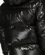 Amiri Shiny Hooded Puffer Jacket | Trendy Leather Jackets