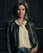Ana Gangs Of Galicia Black Leather Jacket