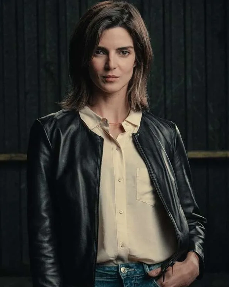 Ana Gangs Of Galicia Black Leather Jacket