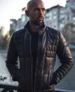 Andrew Tate Street Style Black Quilted Leather Jacket | Trendy Leather Jackets