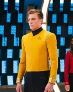 Anson Mount Star Trek Discovery Captain Pike Yellow Jacket | Trendy Leather Jackets