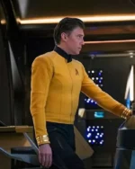 Anson Mount Star Trek Discovery Captain Pike Yellow Jacket | Trendy Leather Jackets