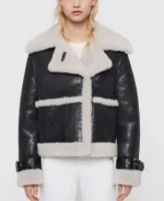 Arlo Shearling Leather Jacket | Trendy Leather Jackets