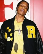 ASAP Rocky Flacko Testing in Progress Varsity Jacket | Trendy Leather Jackets