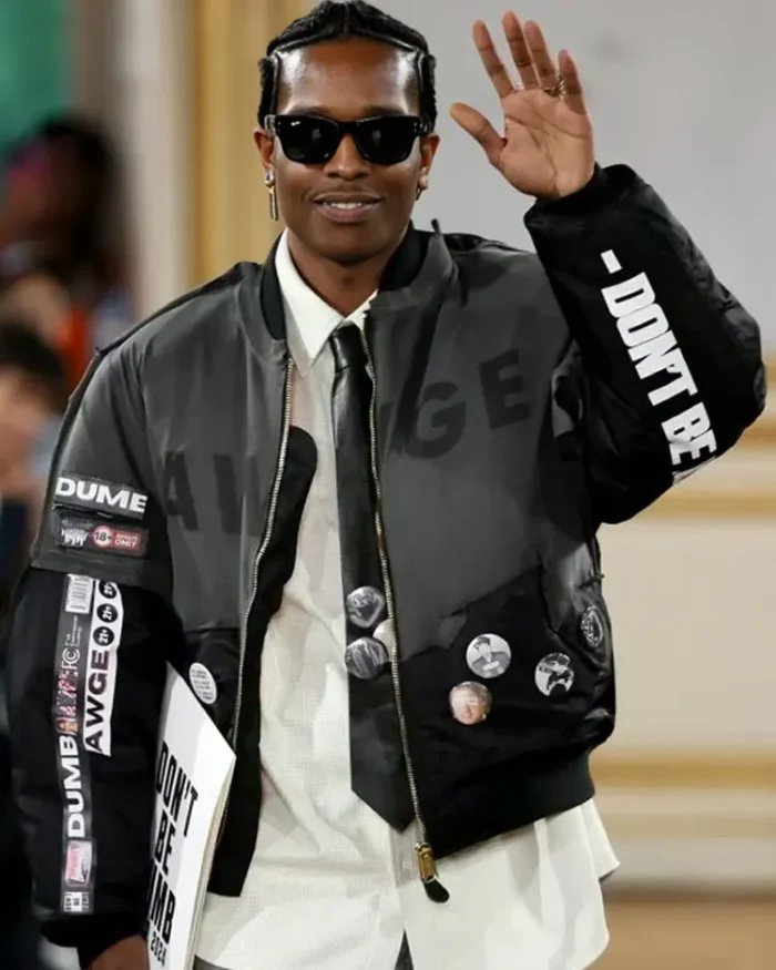 ASAP Rocky Paris Fashion Week Jacket | Trendy Leather Jackets