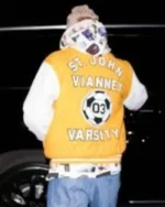 Asap Rocky SJV Varsity Jacket | Trendy Leather Jackets