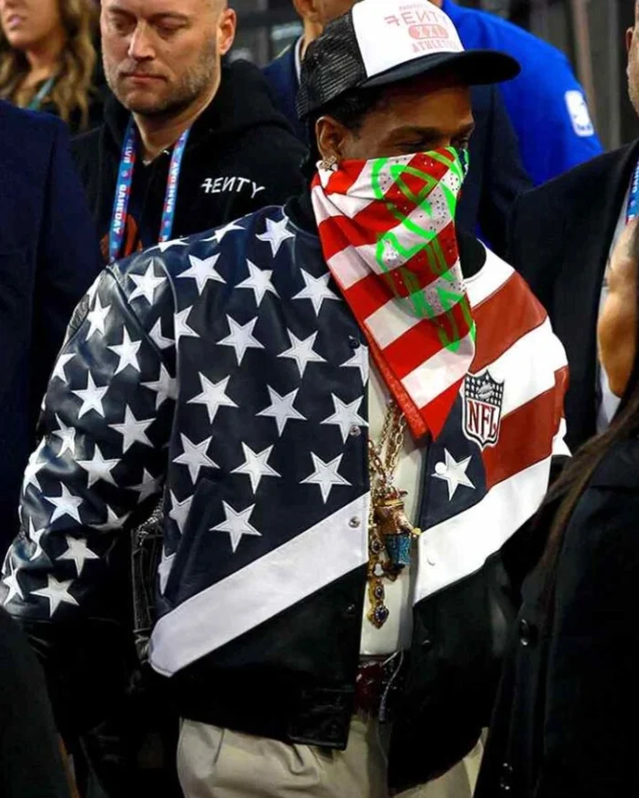 ASAP Rocky Superbowl Leather Jacket | Trendy Leather Jackets