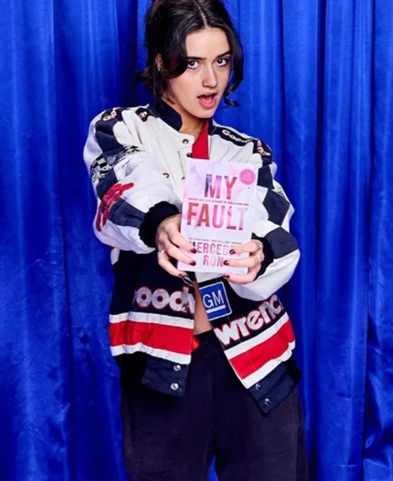 Asha Banks My Fault London 2025 Vintage Racing Jacket | Trendy Leather Jackets
