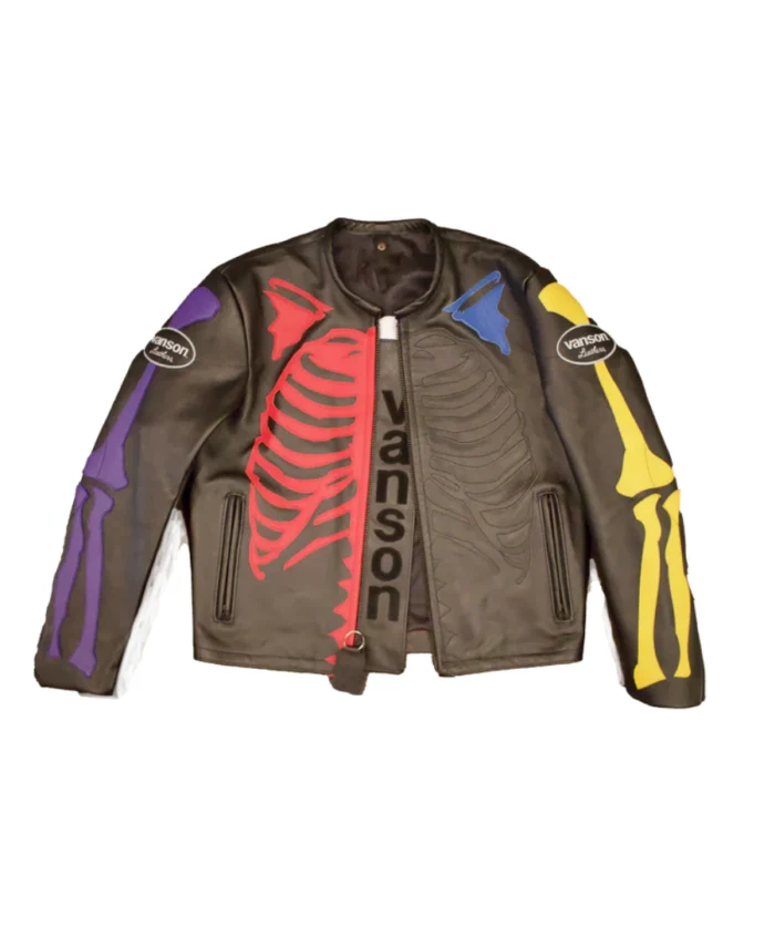 Askan x Vanson Bone Leather Biker Jacket | Trendy Leather Jackets
