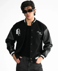 Avant Garde Black Varsity Leather Jacket | Trendy Leather Jackets