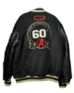 Avengers 60th Anniversary Varsity Jacket | Trendy Leather Jackets