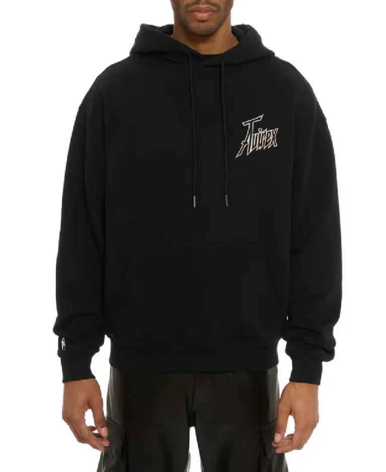 Avirex Black Dragon Hoodie | Trendy Leather Jackets