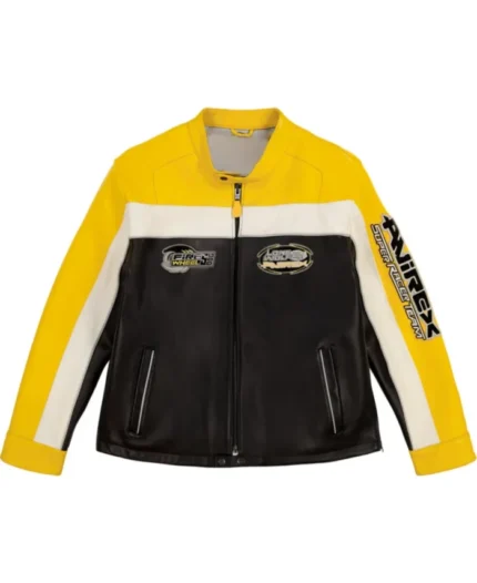 Avirex Lone Wolf Racer Leather Jacket | Trendy Leather Jackets