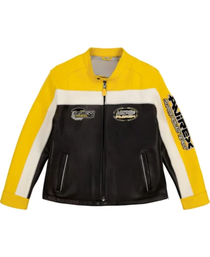 Avirex Lone Wolf Racer Leather Jacket | Trendy Leather Jackets