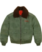 Avirex Sky Charmer Nylon Bomber Jacket | Trendy Leather Jackets
