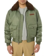 Avirex Sky Charmer Nylon Bomber Jacket | Trendy Leather Jackets