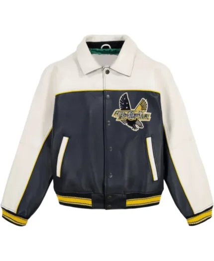 Avirex Soccer Usa Bomber Leather Jacket | Trendy Leather Jackets