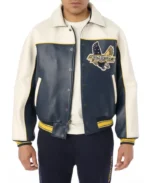 Avirex Soccer Usa Bomber Leather Jacket | Trendy Leather Jackets
