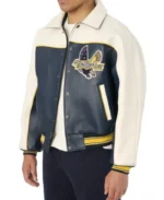 Avirex Soccer Usa Bomber Leather Jacket | Trendy Leather Jackets
